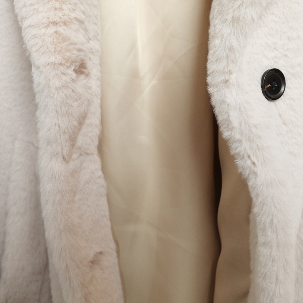 Abercrombie Faux fur coat size S - Picture 3 of 7